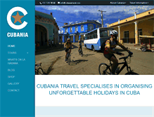 Tablet Screenshot of cubaniatravel.com